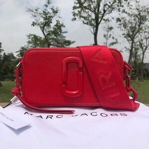 Marc Jacobs Bold Red Crossbody Bag